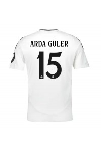 Fotbalové Dres Real Madrid Arda Guler #15 Domácí Oblečení 2024-25 Krátký Rukáv